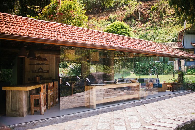 Reserva da Fronteira, Casa Parque de Temporada em Itaipava
