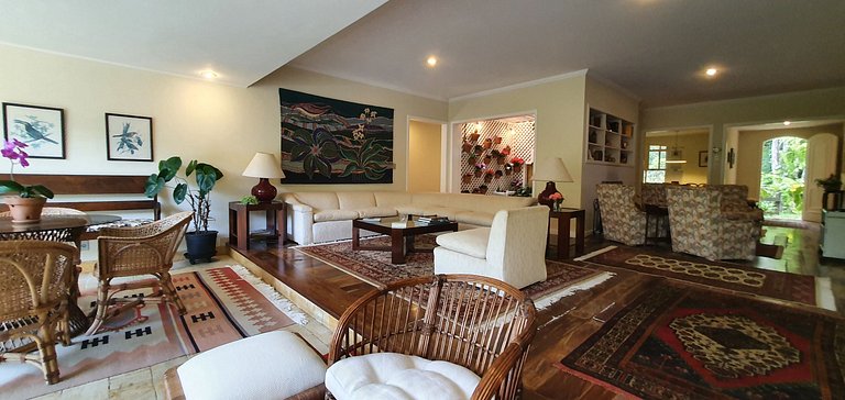 Casa Lobo, 5 quartos, área gourmet, sauna