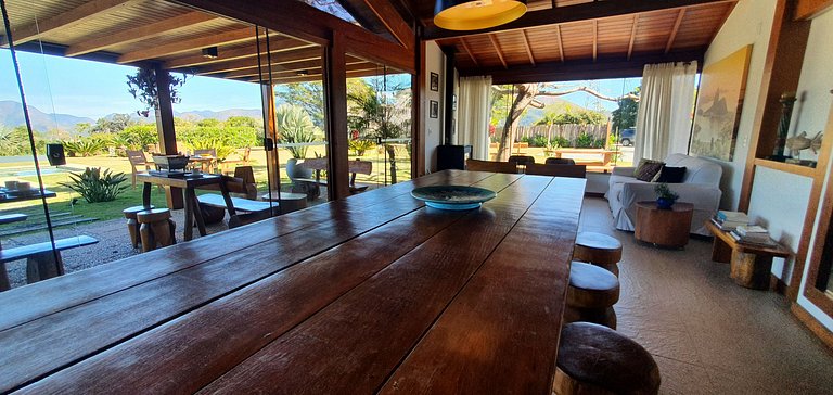 Casa do Alto Itaipava, 3 suítes, piscina com hidro aquecida