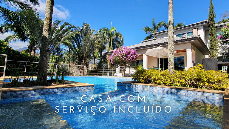 Casa de Cinema Granja Brasil, com serviço incluído