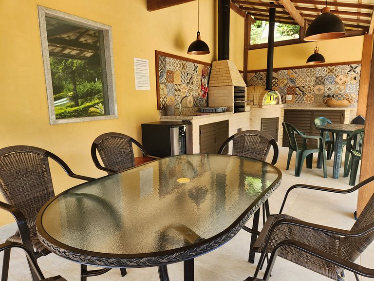 Recanto dos Pássaros, sauna, área gourmet top