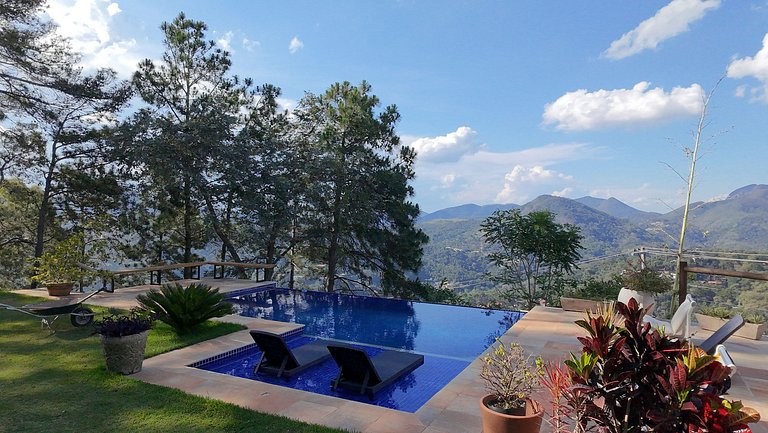 Recanto das Gralhas, vista, 4 quartos, sauna