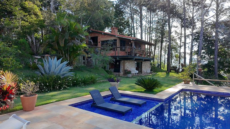 Recanto das Gralhas, vista, 4 quartos, sauna