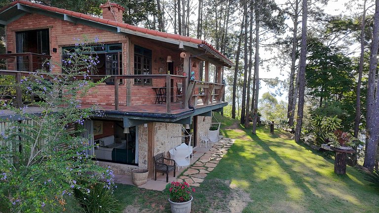 Recanto das Gralhas, vista, 4 quartos, sauna