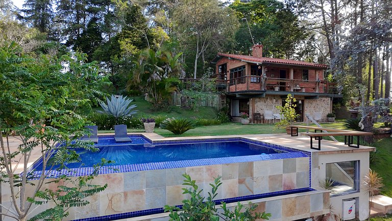 Recanto das Gralhas, vista, 4 quartos, sauna