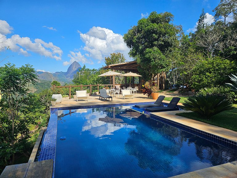 Recanto das Gralhas, vista, 4 quartos, sauna