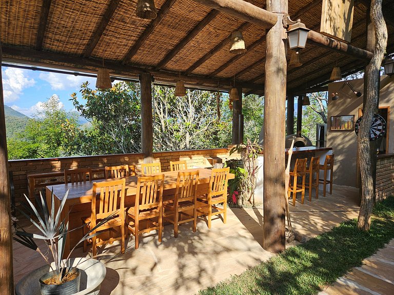 Recanto das Gralhas, vista, 4 quartos, sauna