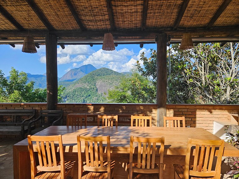 Recanto das Gralhas, vista, 4 quartos, sauna