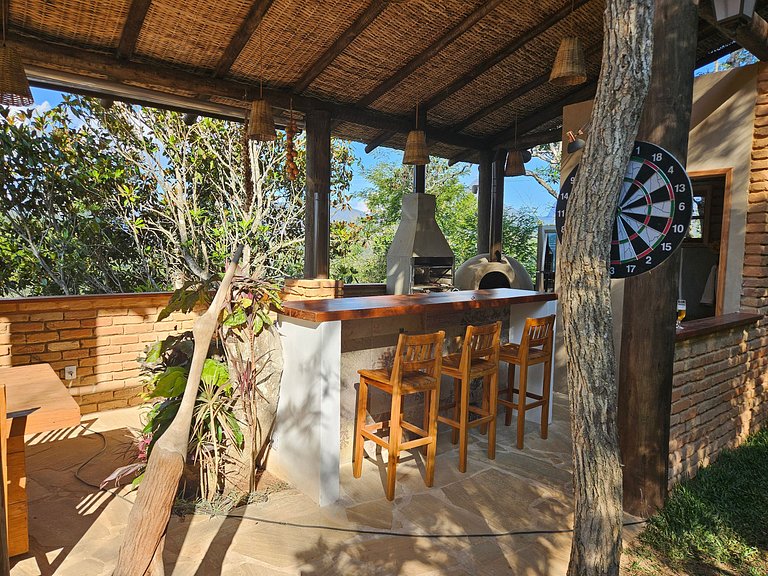 Recanto das Gralhas, vista, 4 quartos, sauna