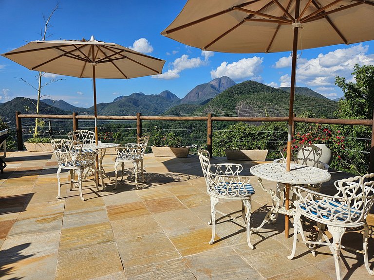Recanto das Gralhas, vista, 4 quartos, sauna