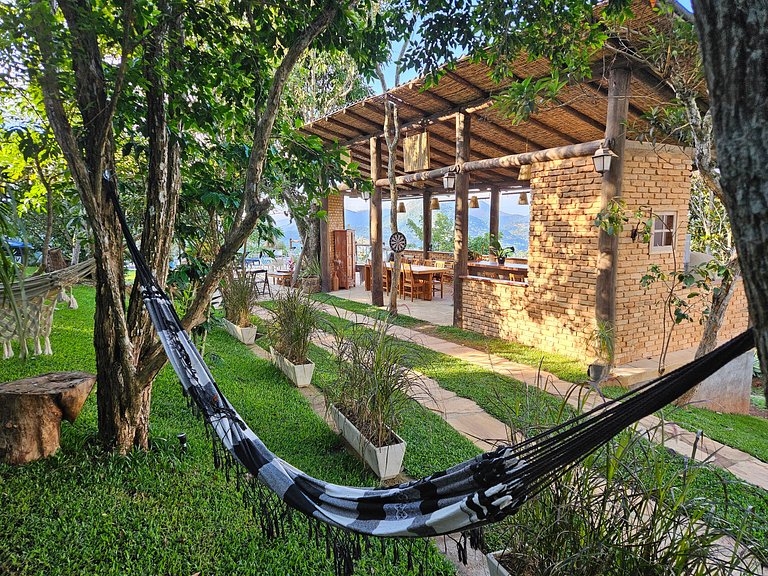 Recanto das Gralhas, vista, 4 quartos, sauna