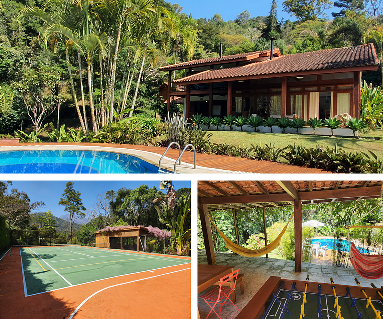 Casa Fauna e Flora, Cuiabá Itaipava, 4 quartos, piscina, mui