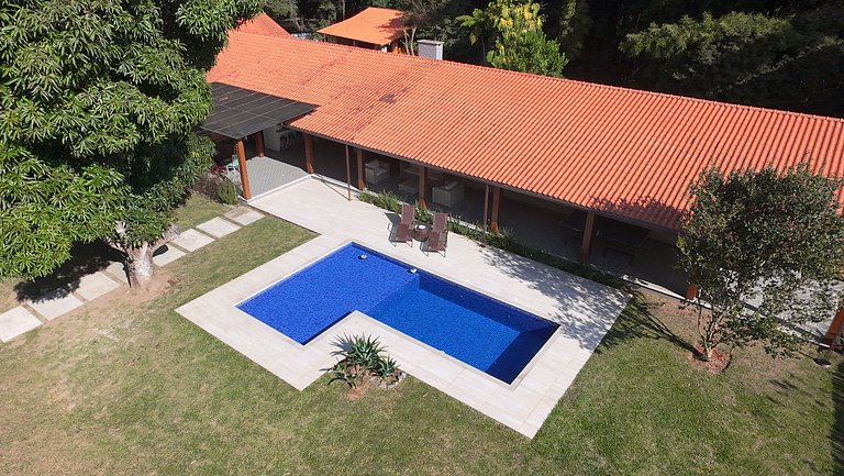 Casa Vista da Pedra, no coração de Araras